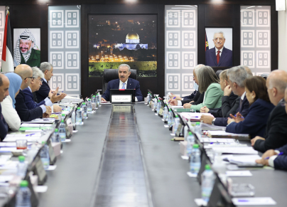 جلسة مجلس الوزراء الفلسطيني (26 أيلول 2022) - تصوير: شادي حاتم