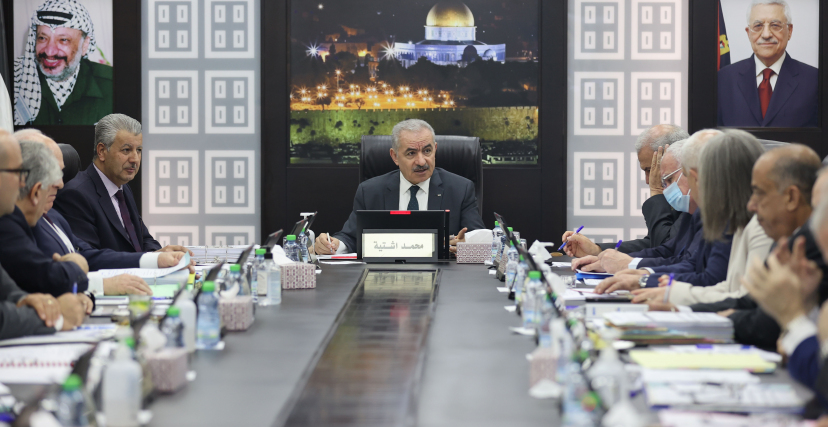  جلسة مجلس الوزراء الفلسطيني اليوم، تصوير: شادي حاتم 