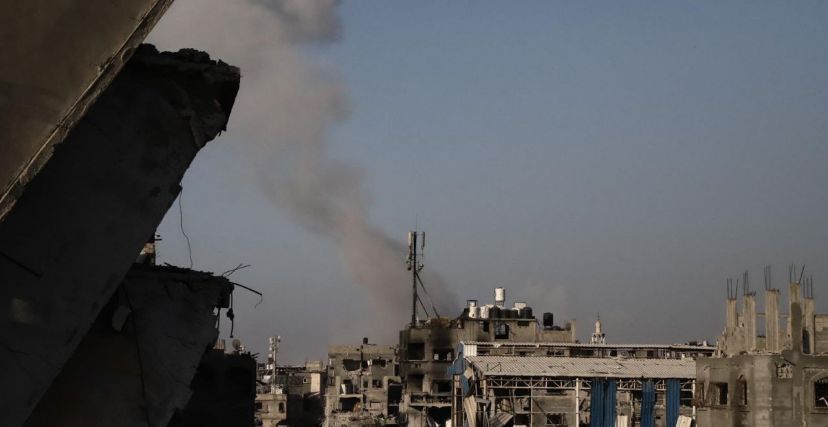 غارات إسرائيلية على شرق غزة صباح الأحد 30 حزيران .jpg