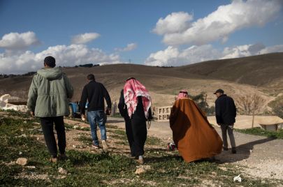 بدو من الخان الأحمر شرق القدس - Amir Levy/Getty Images