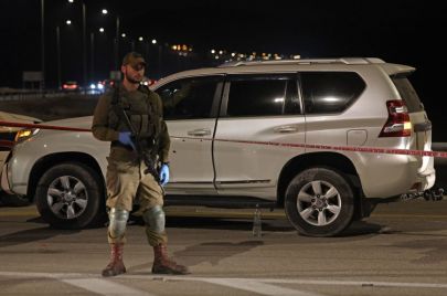 من مكان تنفيذ عملية إطلاق النار في أريحا - AHMAD GHARABLI/ Getty Images